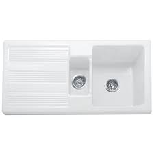 caple colorado 1.5 bowl white ceramic