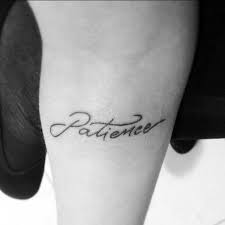 Check spelling or type a new query. 30 Patience Tattoo Designs For Men Word Ink Ideas