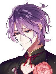 Art prints for any decor style | society6. Touken Ranbu Kasen Kanesada Anime Purple Hair Anime Boy Hair Touken Ranbu