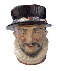 Mint 1946 ROYAL DOULTON Large Hand Painted "beefeater" Toby Mug Jug 32 OZ