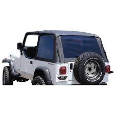 This jeep is decorated to the nines for #halloween. Rampage 109435 Soft Top For 1992 1995 Jeep Wrangler Yj Walmart Com Walmart Com