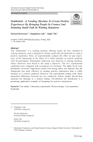 When you need instant coffee in the morning, then a push of the button on the automatic home coffee machines will give you freshly made coffee. Pdf Snackomat A Vending Machine To Create Positive Experiences By Bringing People In Contact And Initiating Small Talk In Waiting Situations