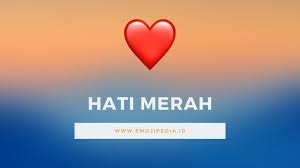 Arti Emoji Hati Merah Red Heart Emojipedia