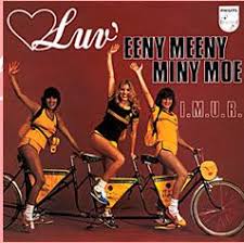 Eeny, meeny, miny, mo catch a tiger by the toe if he hollers, let him go eeny meeny miny mo eeny meeny miny mo is one of those rhymes that's ingrained in our cultural limbic system—once we hear the first two syllables, the rest unspools whether we want it to or not. Eeny Meeny Miny Moe Luv Song Wikipedia