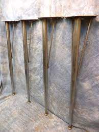 Maybe you would like to learn more about one of these? 4 Metal Table Legs Mid Century Industrial Age Office School Cafeteria Vintage N Metal Table Legs Metal Table Vintage Metal Table
