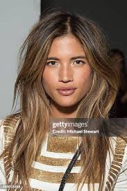 Dylan Suarez and Natalie Suarez attend the Mara Hoffman fashion show...  News Photo