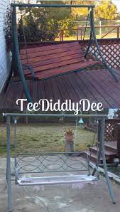 Replacing canopy on a lawn swing. Recycle Old Patio Swing Chair Outdoor Yard Wooden Bench Chair Patio Swing Chair Patio Swing Swing Chair Outdoor