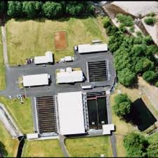 Aerial photograph of Carson NFH located along the Wind River near...