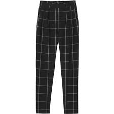 Black And White Checkered Pants Outfit Women Monki Simone Check Trousers Checked Trousers Checkered Trousers Stylish Pants