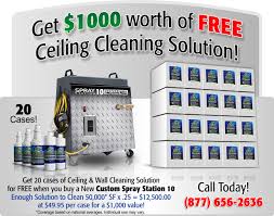 Precautions while cleaning plaster ceiling. Acoustical Ceiling Cleaning And Exposed Structure Cleaning Products Equipment Specialty Cleaning Systems Christmas Special