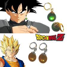 Check spelling or type a new query. Wholesale Dragon Ball Super Zamasu Goku Black Supreme Kai Potara Earrings Vegetto Anime Cosplay Accessories Merchandise Crazy Anime Merchandise