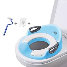 Potty Training Seat For Kids Boys Girls Toddlers Toilet Seat For Baby With Cushion Handle Backrest Toil Toddler Toilet Seat Potty Training Seats Toilet Trainer