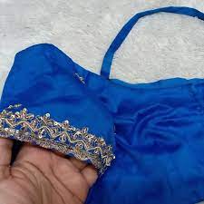 Terdapat juga dalam warna biru muda, kuning lavender & hijau turqoise. Baju India Choli Atasan Saree Payette Biru Muda Fesyen Wanita Pakaian Wanita Atasan Di Carousell