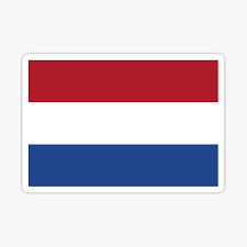 :de kleur blauw moet zijn kobaltblauw met de trichromatische coördinaten x=7,8; Netherlands Flag Geschenke Merchandise Redbubble