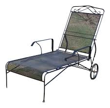 Check spelling or type a new query. Vintage Rolling Adjustable Reclining Mesh Wrought Iron Chaise Lounge Chair Patio Chairish