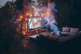 If you plan on throwing backyard movie nights on a regular basis, there are a few items you can although not overly powerful, the logitech z313 speaker system has everything you need to pull off have you ever set up a backyard movie theater? How To Build An Outdoor Movie Theater Hiconsumption