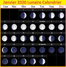Cet évènement sera d'autant plus remarquable qu'il s'agira une fois encore d'une super lune. Imprimable Calendrier Lunaire Janvier 2020 Pdf