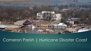 Cameron Parish in Lousiana has had a wild history of hurricanes , Hurricane  Delta