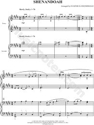 Catalog sku number of the notation is 252166. Traditional Shenandoah Sheet Music In E Major Download Print Sku Mn0053442