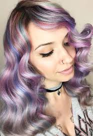 Lisa satorn is a senior stylist at la's nine zero one salon, home to celeb clients selena gomez, hilary duff and taylor swift.; Mother Of Pearl Hair Trend 53 Iridescent Pearl Hair Colors To Dye For