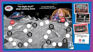 Turn study time into play time with our library of printable board games! The Right Stuff Moon Landing Game Crafts Pbs Kids For Parents