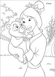 Mulan coloring pages cartoon image description: Mulan Coloring Pages Online Free Coloring Home