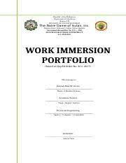 Customizing your resume to match a job description is a critical step in getting hired. Shs Work Immersion Portfolio 11 Activity 5 Please Attach Your Resume Here Shs Course Hero