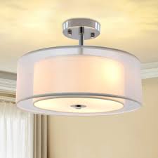 Maybe you would like to learn more about one of these? Dllt 3 Light Industrial Semi Drum Flush Mount Light Double Drum Pendant Close To Ceiling Light Fixture For Bedroom Dining Room Kitchen Hallway Entry Foyer Living Room Amazon Com