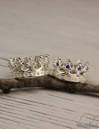 Crown Engagement Rings Set Couple Crown Rings His And Hers Etsy In 2021 Vintage Engagement Rings Simple Crown Engagement Ring Wedding Band Sets