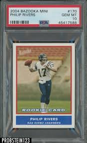  make it my star of the day! Auction Prices Realized Football Cards 2004 Bazooka Mini Philip Rivers