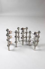 Bmf Nagel Vintage Kerzenstander 9er Set Mid Century Steck Etsy Vintage Candle Holders Candle Holders Vintage