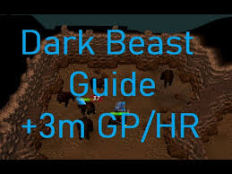 I've taught a few people in game and i know that their xp/gp per. Runescape 3 Dark Beast Slayer Task Guide 3m Gp Hr Youtube