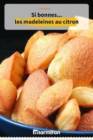 Madeleines Au Citron Recette Madeleine Citron Recette Madeleine Recettes De Cuisine