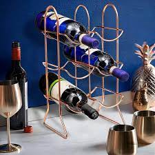 Metal kitchen rack w \/metal rods vs cones distribution now history. Mercer41 Tabletop Wine Rack Wine Racks Countertop Metal Wine Rack Wine Bar Cabinet 6 Bottle Wayfair