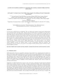 Fairuz ali is an actor, known for tuninje sel: Pdf A Study Of Machine Learning Classifiers For Anomaly Based Mobile Botnet Detection