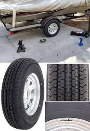 Special Trailer Tire Design For Your Boat Trailer Couples The Strength Of A Bias Tire With The Durability And Stabilit Trailer Tires Boat Trailer Best Trailers