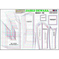 Karena anda akan kami berikan tutorial. Pola Baju Pola Jahit Jas Koko Dewasa Jasko Shopee Indonesia