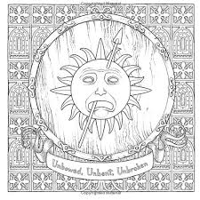 Discover all our printable coloring pages for adults, to print or download for free ! Game Of Thrones Coloring Book Gets George R R Martin S Seal Computersetups