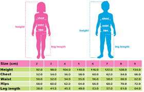 size guide crazy kids