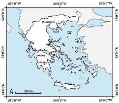 Map Of Greece With The Location Of Sparta And Pyrgos Download Scientific Diagram