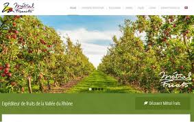 Metral Fruits Site Vitrine Extranet Agence Licom Developpement