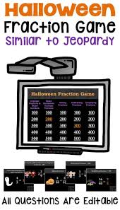 Halloween Fraction Game Fraction Games Halloween Fractions Halloween Math Games