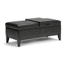 They both can offer storage, function as tables, and serve as a central focal point and spot for decor. Large Coffee Table Ottoman Footstools Ottomans Houzz