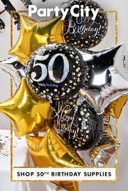 Make This Milestone Memorable Shop Party City For 50th Birthday Party Sup 50th Birthday Party Themes Surprise 50th Birthday Party 50th Birthday Party Supplies