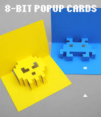 Pop up card templates free download. 8bit Pop Up Cards Do It And How