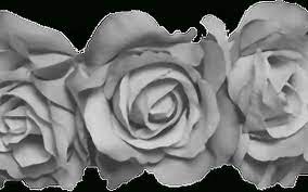 17 Flower Crown Png Black And White Crown Png Flower Crown Drawing White Flower Crown