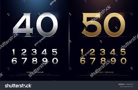 1 2 3 4 5 6 7 8 9 0 Set Of Gold Metal Number Vector Golden And Silver Numbers 1 2 3 4 5 6 7 8 9 10 Logo Design Silver Numbers Logo Design Floral Invitations Template