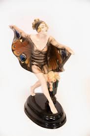 Buy art sculptures and get the best deals at the lowest prices on ebay! Sold Price Large And Rare Goldscheider Art Deco Figure The Butterfly Girl June 6 0121 10 00 Am Cdt