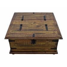 Plywood vintage large wooden treasure chest brown coffee table buried treasure chest 35.4 x 20 x 16.5 inch (lxwxh). Scully Accent Trunk Coffee Table Trunk Chest Coffee Table Coffee Table