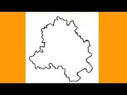 Map of delhi (nct / india), satellite view: Delhi Map Outline How To Draw Delhi Map Easy Tricks To Draw Map Youtube